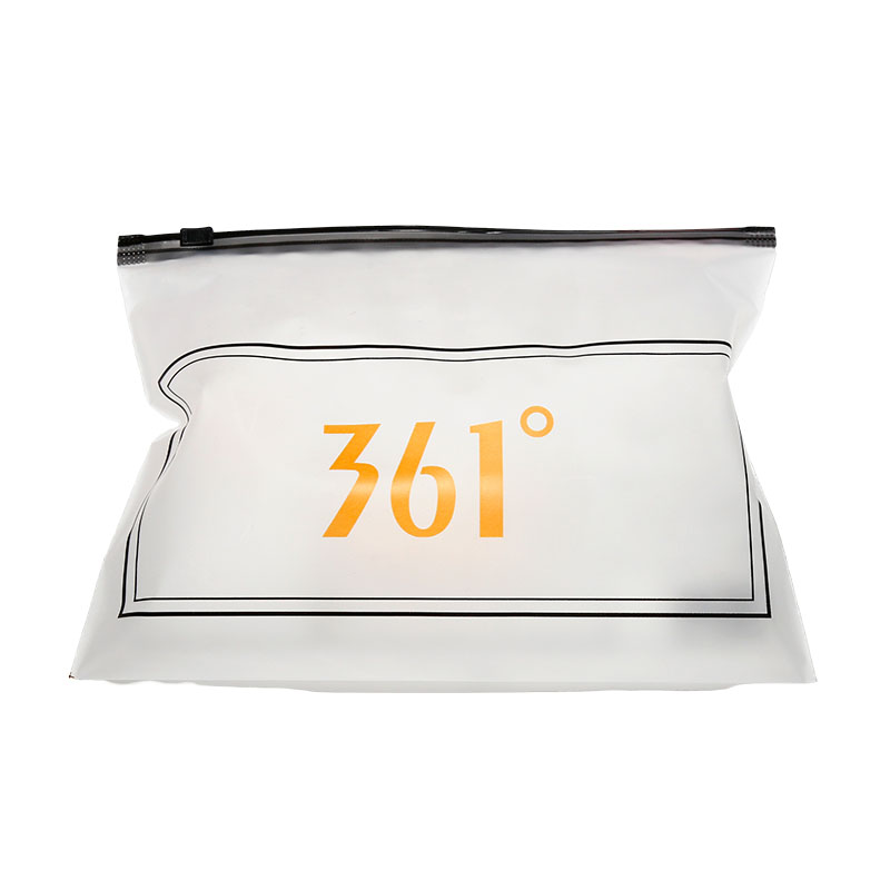 CPE Frosted Zipper Bag